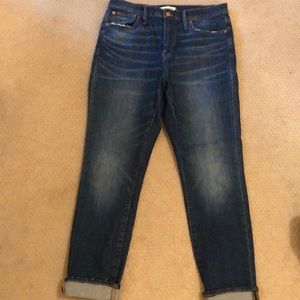Madewell // high rise slim boyjean